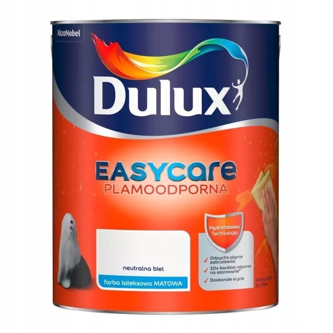 Farba Dulux Easycare Neutralna Biel 5L