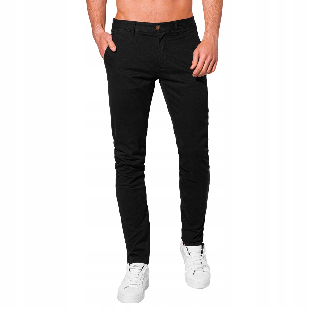 

Spodnie męskie chino 1090P czarne 30