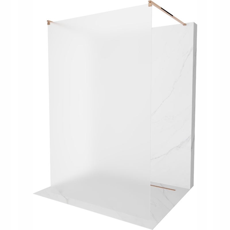 Mexen Kioto volně stojící sprchová zástěna 100 x 200 cm, Vzor jinovatky 8 m