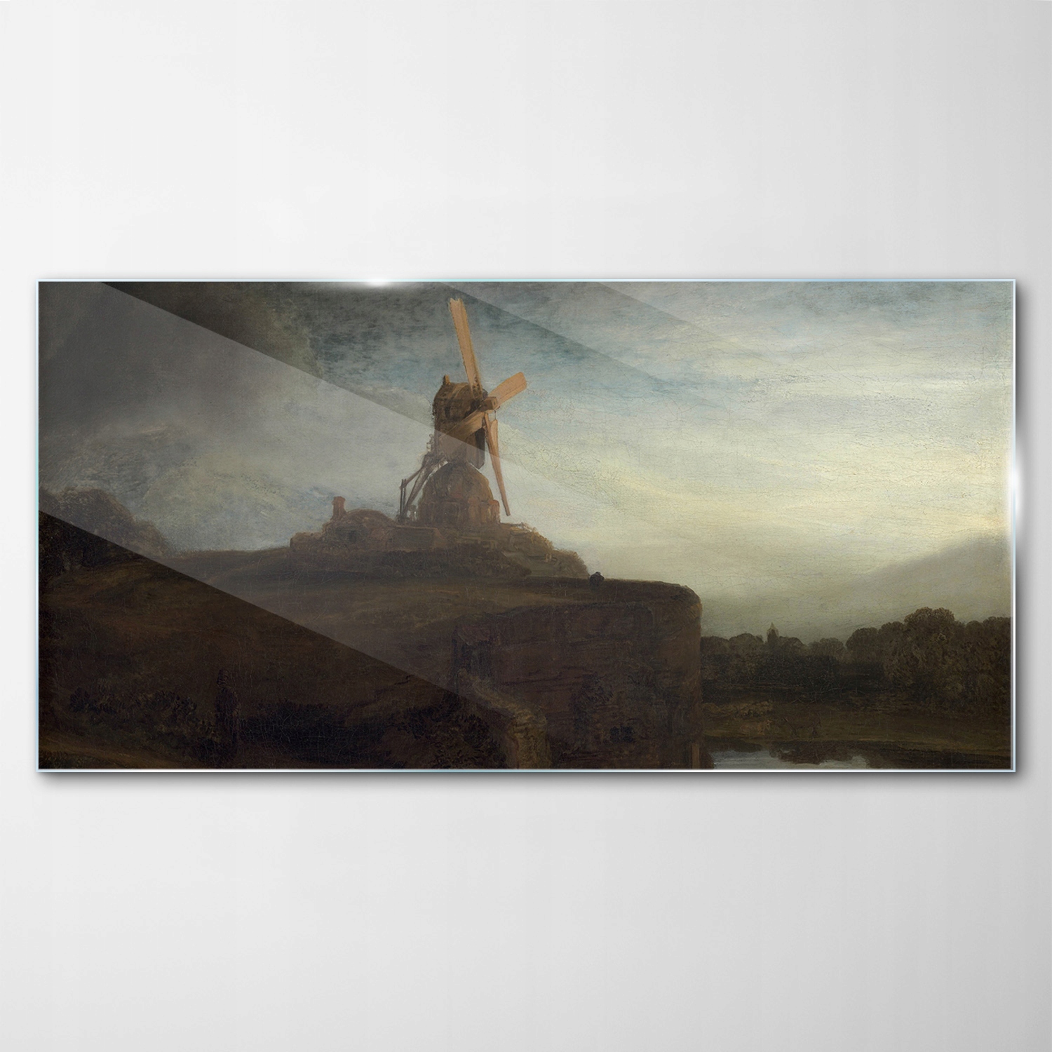 Tvrdený sklenený obraz Mlýn Art Rembrandt 120x60