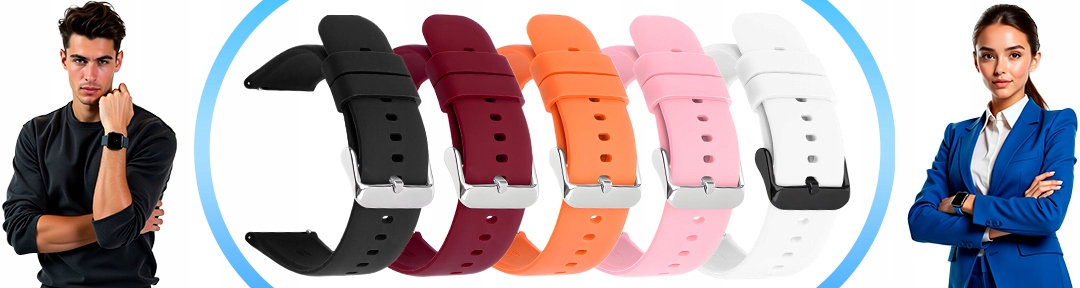PASEK DO ZEGARKA PASEK DO SMARTWATCH 20mm Kompatybilność uniwersalny