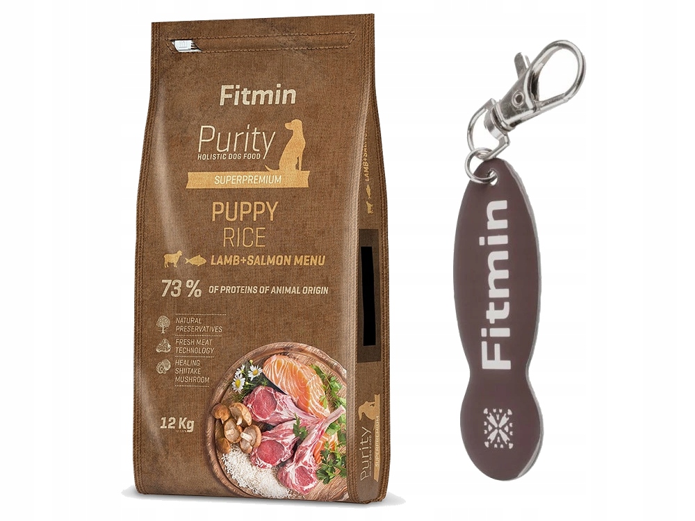 Fitmin dog Purity Rice Puppy Lamb&Salmon 12 kg Brelok