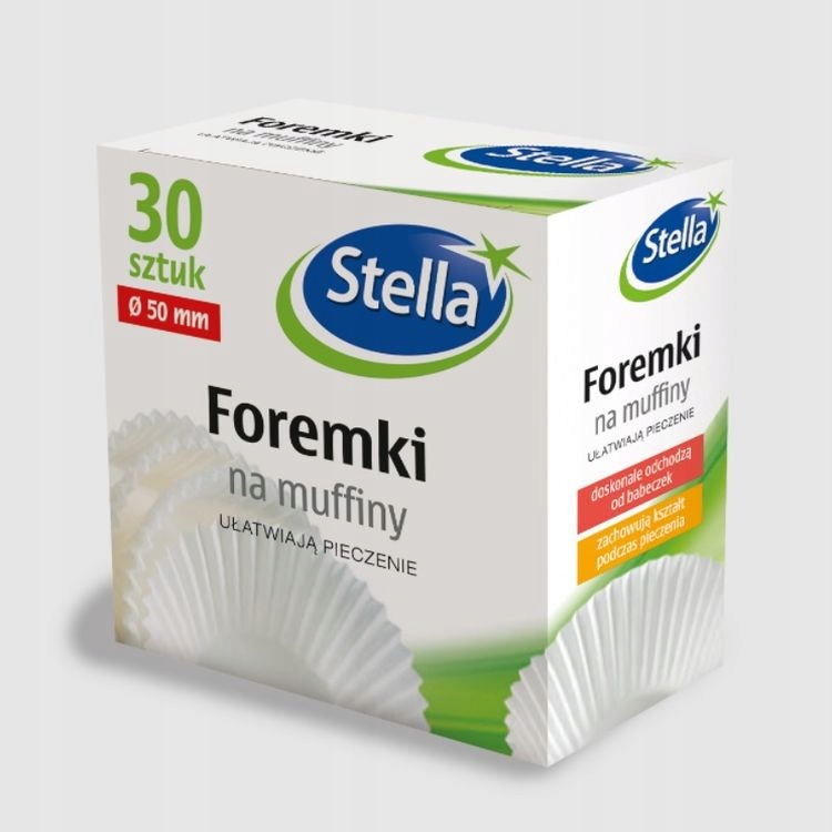 

Stella Papier Do Pieczenia, Foremki na Muffiny
