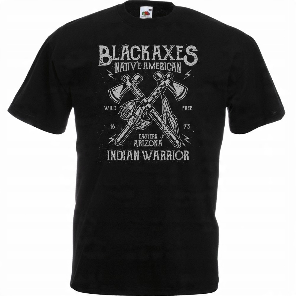 

Koszulka black axes indianie siekiery M czarna
