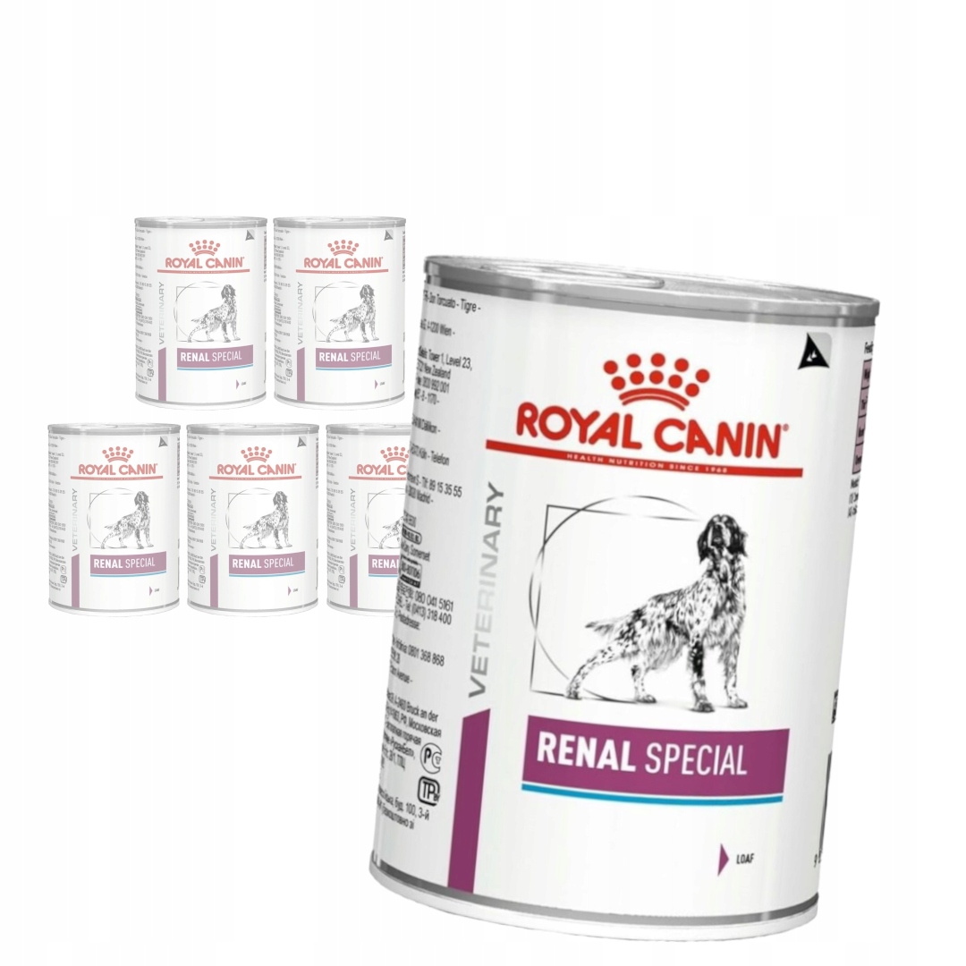Levně Royal Canin Renal Special 6x410g Vlhké Krmivo pro psy Selhání ledvin