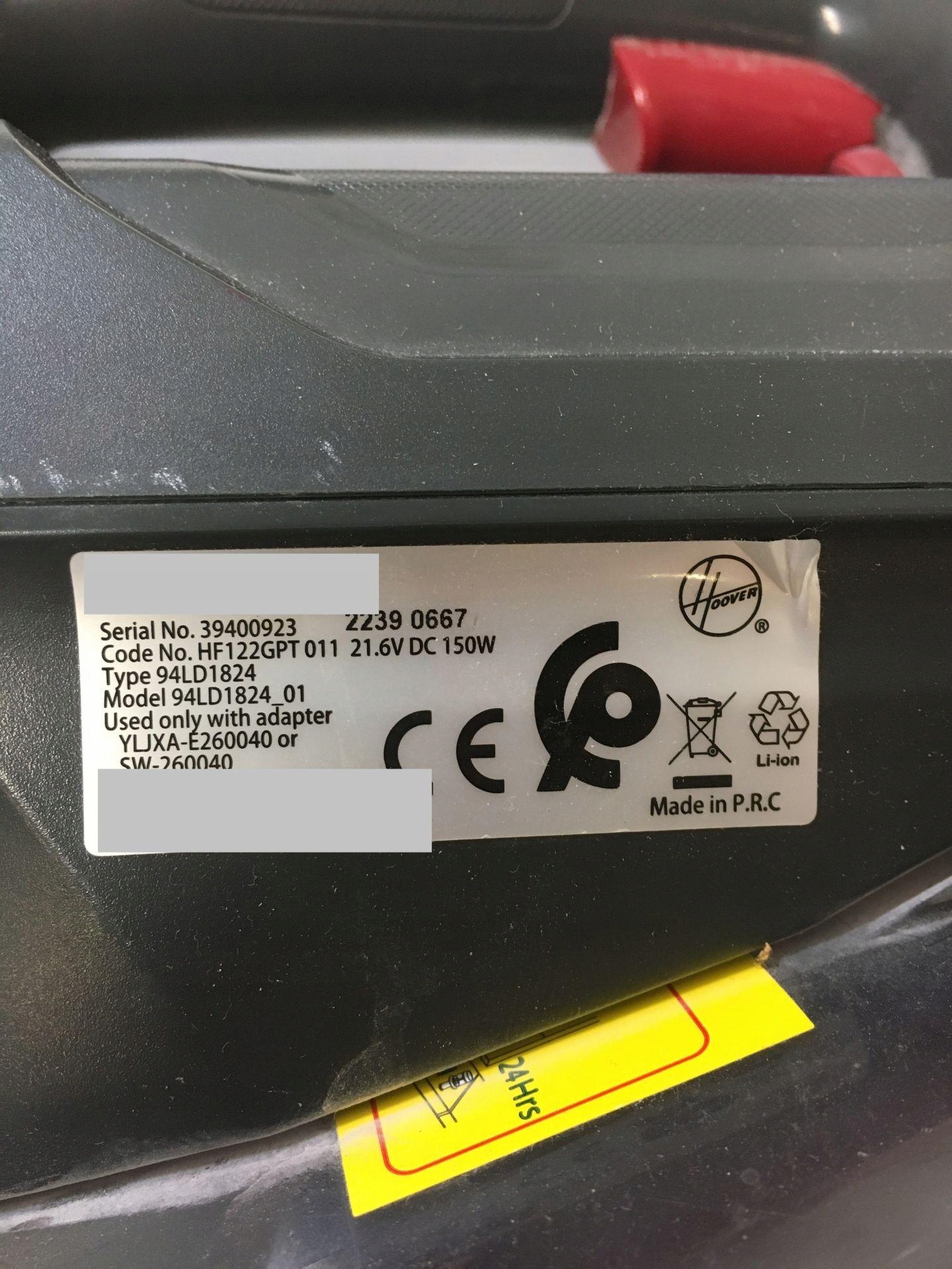 ODKURZACZ RĘCZNY HOOVER 5W1 BEZPRZEWODOWY Zasilanie akumulatorowe