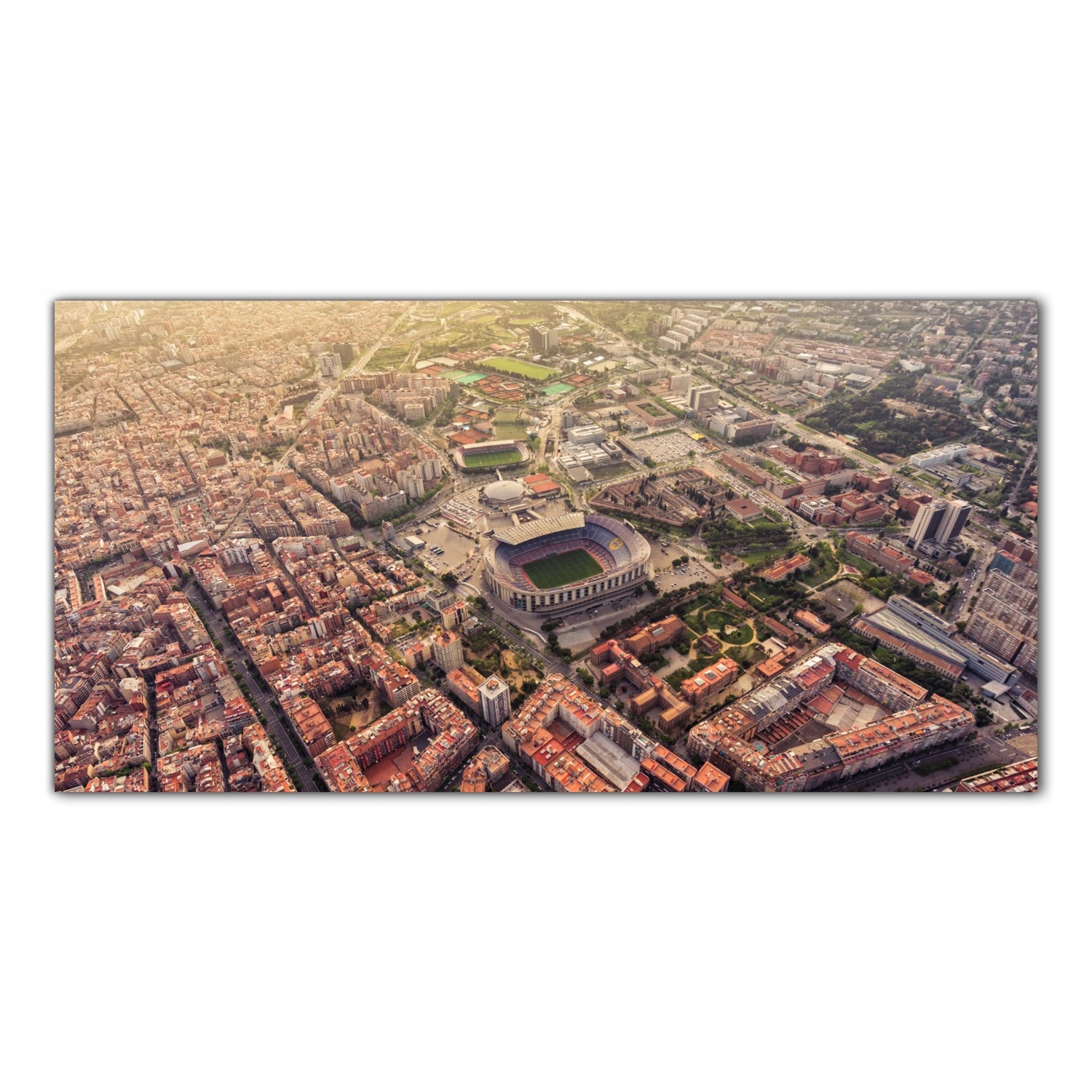 Stadion Západ slunce 140x70 Panel sklo do kuchyně