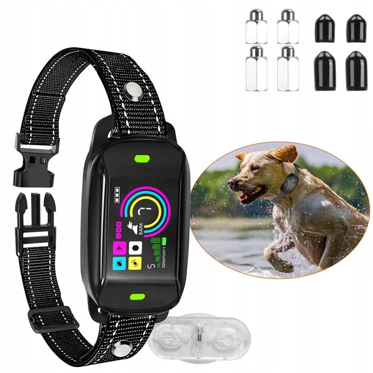 Levně Protištěkací Obojek Elektrický Výcvikový Obojek Pro Psa Uklidňující