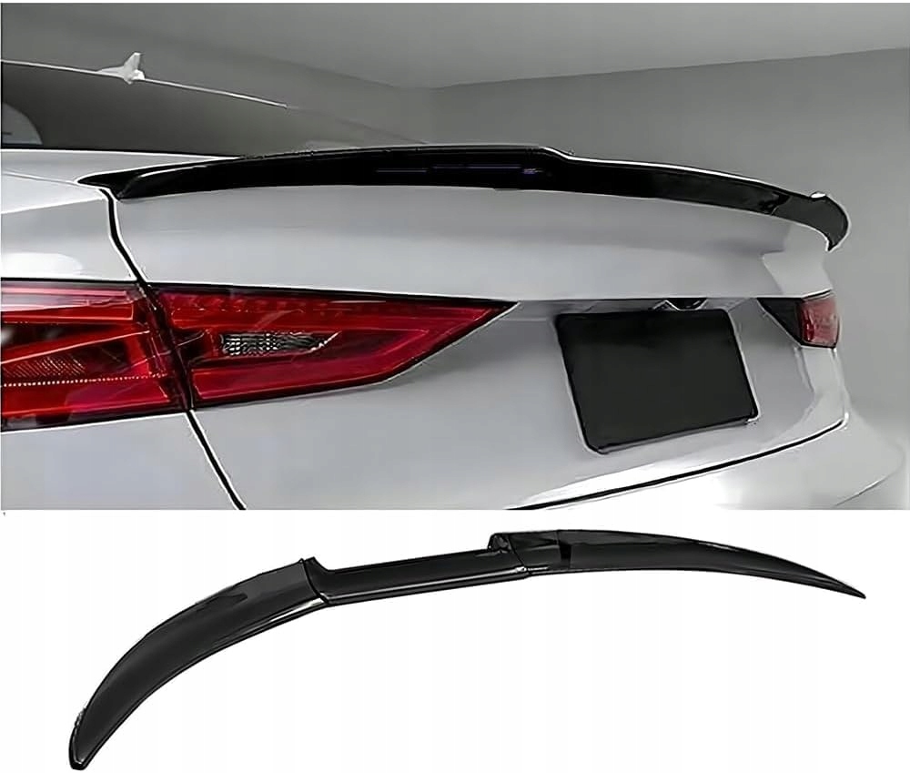 Zadní spoiler na střechu Abs, černý, univerzální hatchback