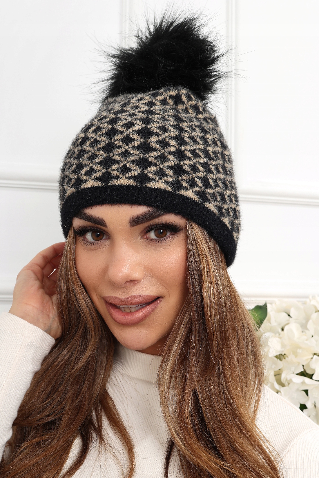 CZAPKA DAMSKA ZIMOWA NA ZIMĘ CIEPŁA WYGODNA GRUBA KOBIECA SPORTOWA KOLORY Rodzaj inny