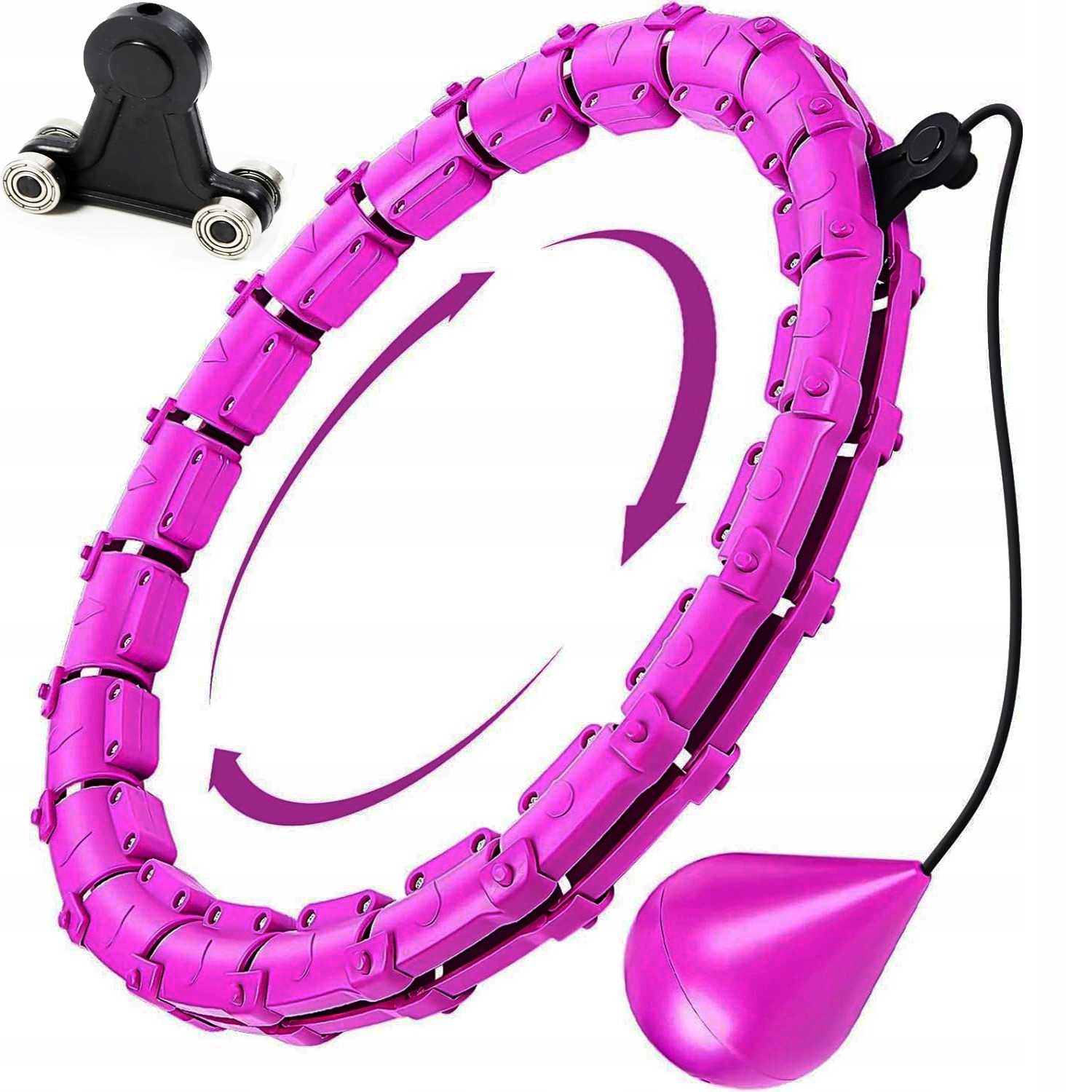 HULA HOP ODCHUDZAJĄCE Z OBCIĄŻENIEM WYPUSTKI + MASAŻER MOCNE ŁOŻYSKA SMART Kod producenta SDH1755-BLUE