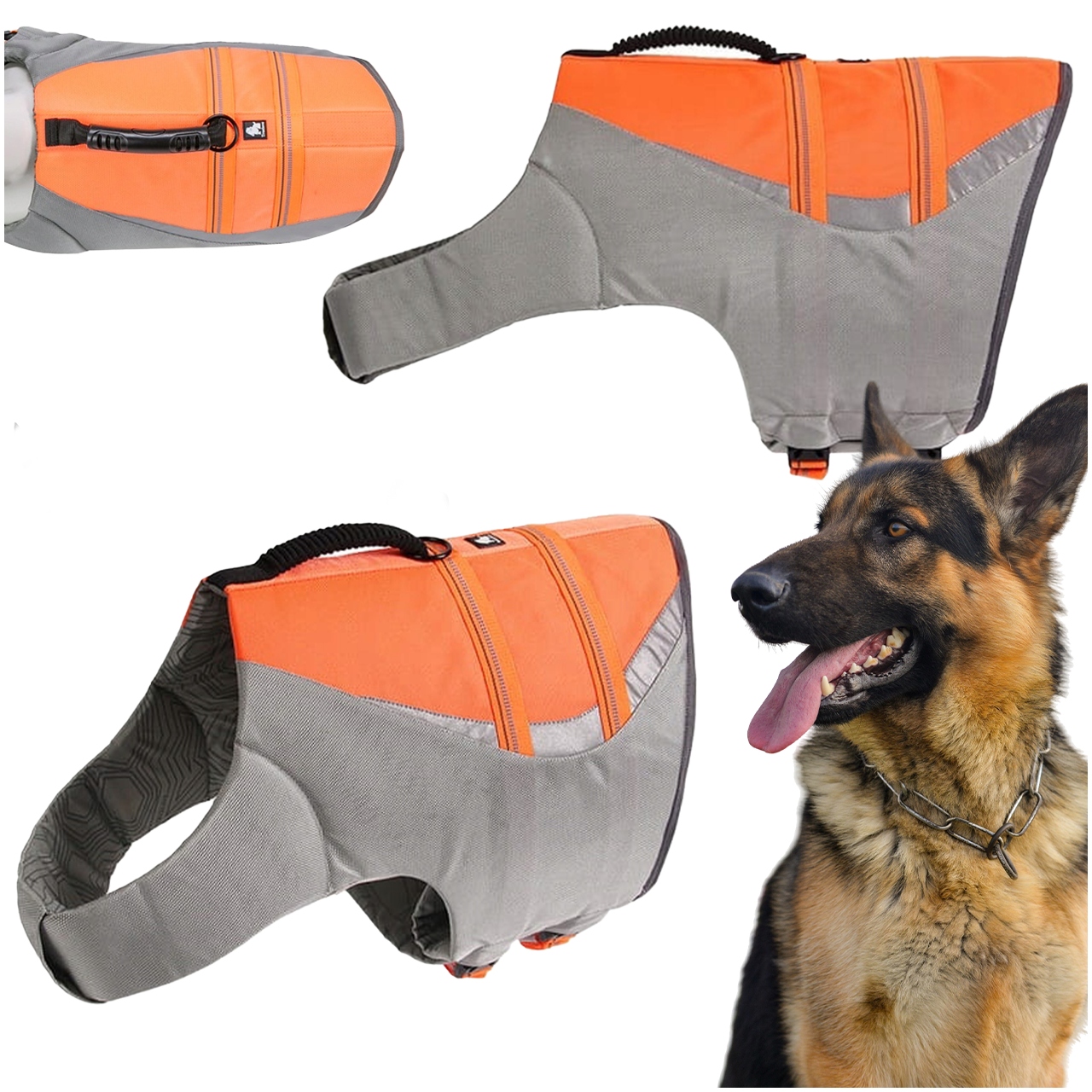 Levně Kapoková Záchranná Vesta Pro Psa Truelove Dive Oranžová Velký Pes L