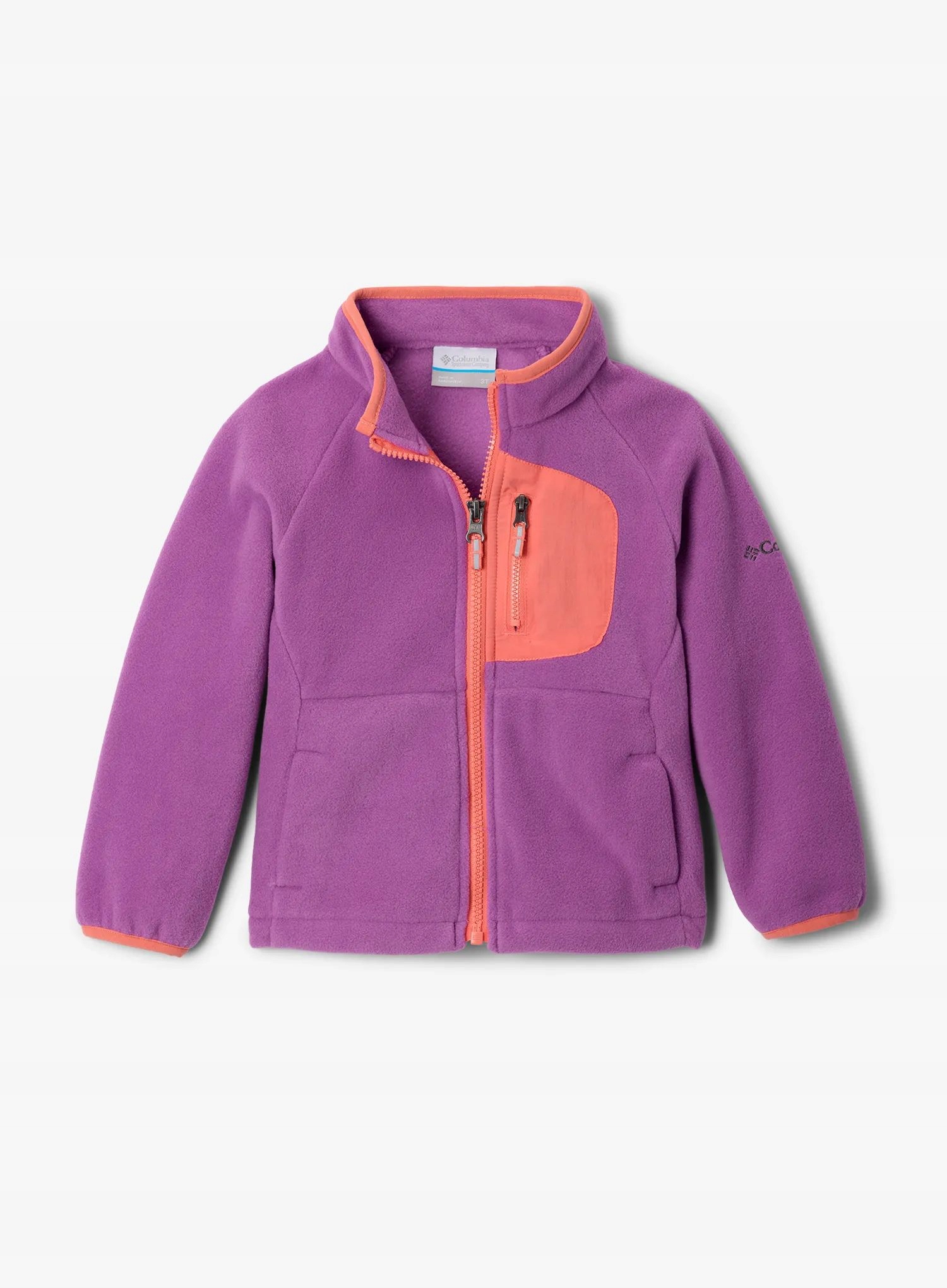 Dívčí bunda Columbia Fast Trek IV Fleece Full Zip razzle/coral XL