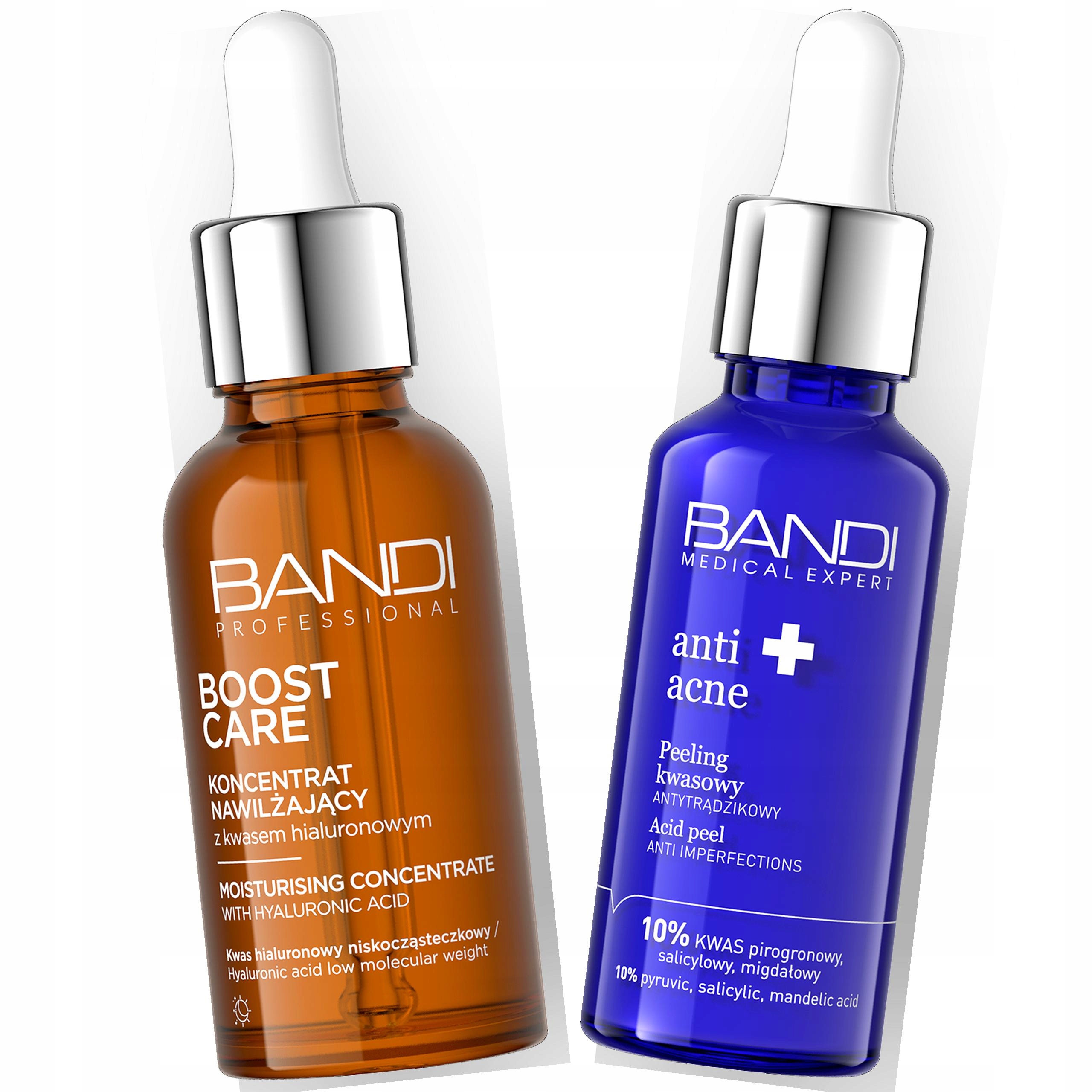 Peeling Kwasowy Koncentrat Nawilżający Bandi Blask i gładkość skóry