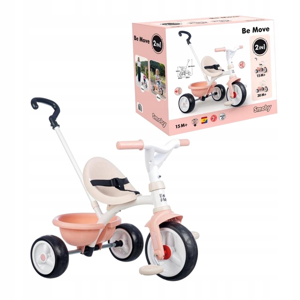 Smoby Rowerek Trójkołowy Be Move Różowy