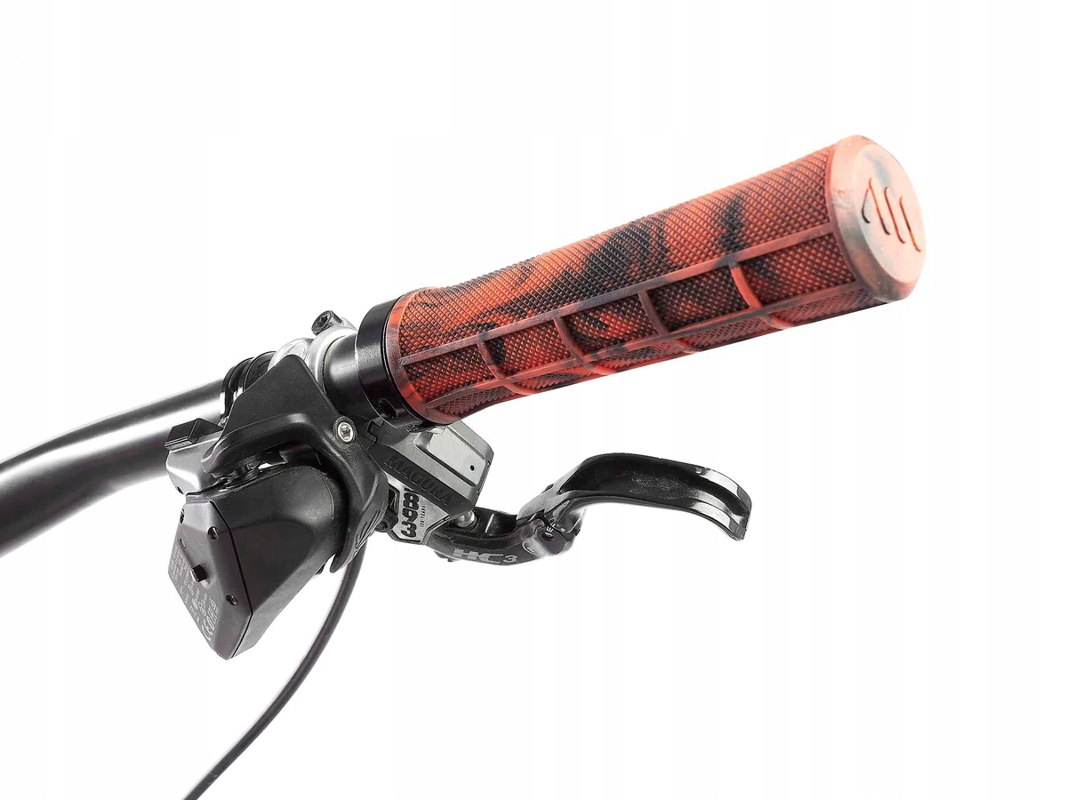 Gripy na řidítka kola Ams Berm Grips Červené Camo (Červená Kamufláž)