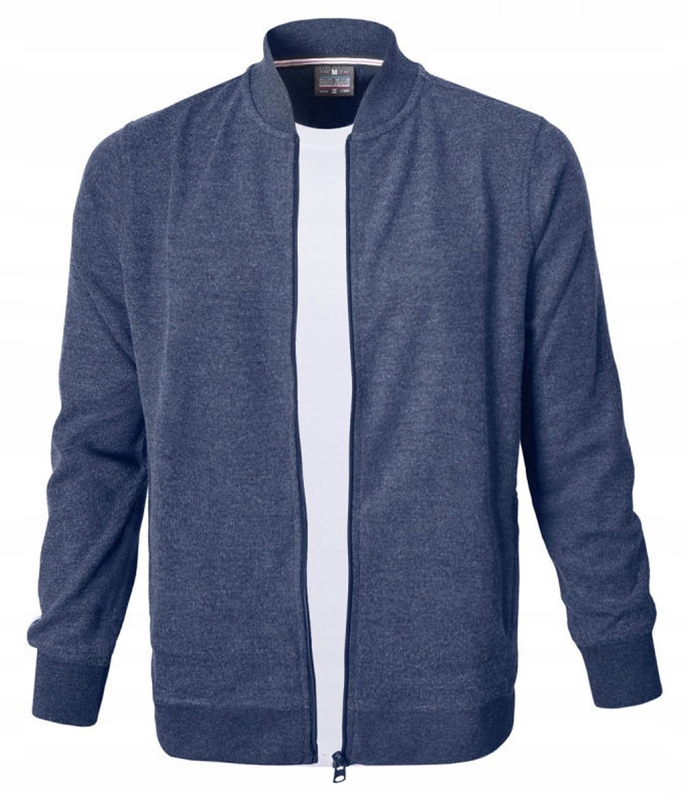 Pohodlná Mikina mikina na zip Pako Jeans Modrá L