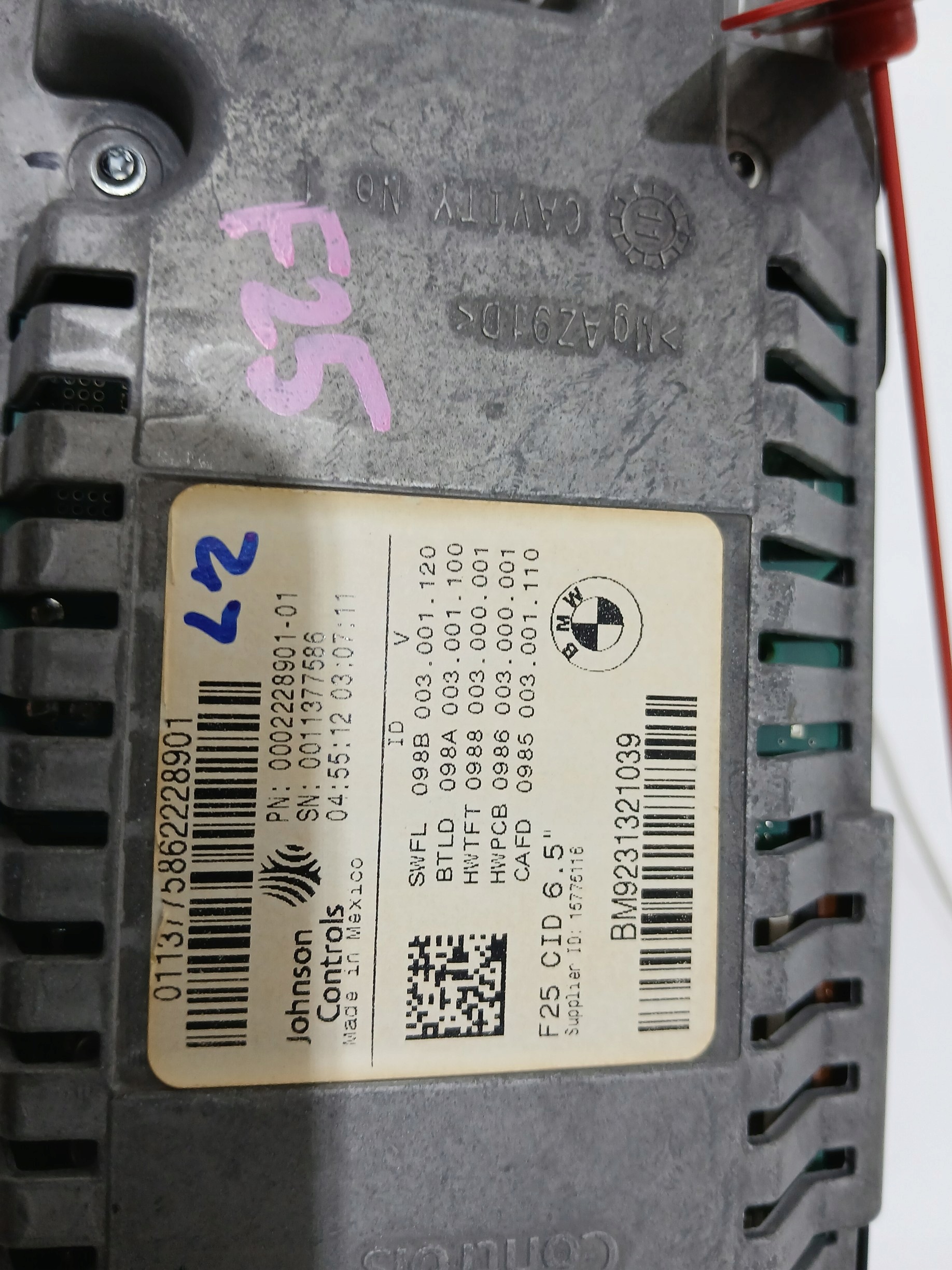 EKRAN der Navigation BMW X3 F25 9231321