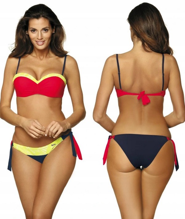 

Kostium kąpielowy M-491/3 strój duży push-up 36