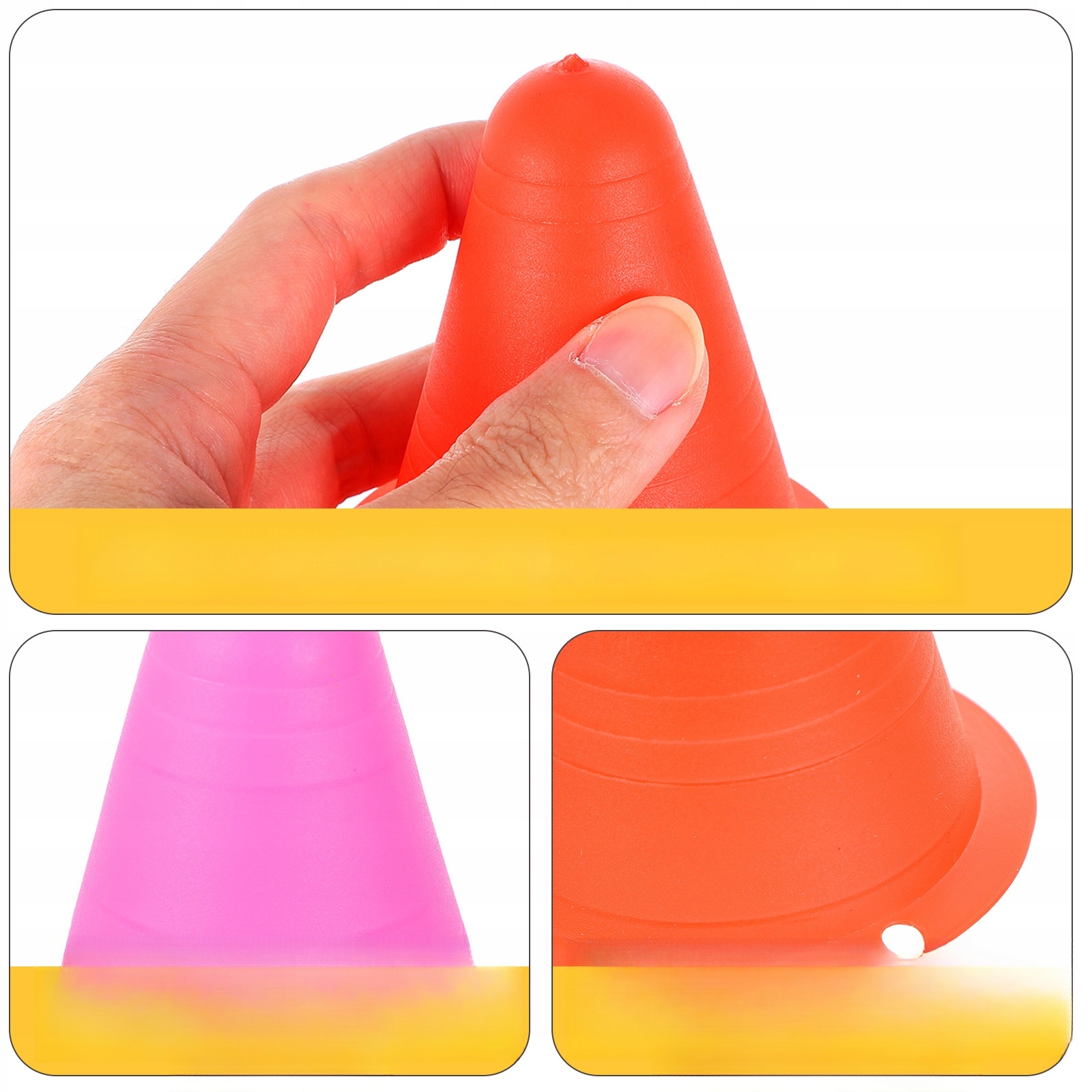 KOLOROWE STOŻ JAZDY NA ROLKACH ZWINNOŚCI 30 Kolor dominujący wielokolorowy