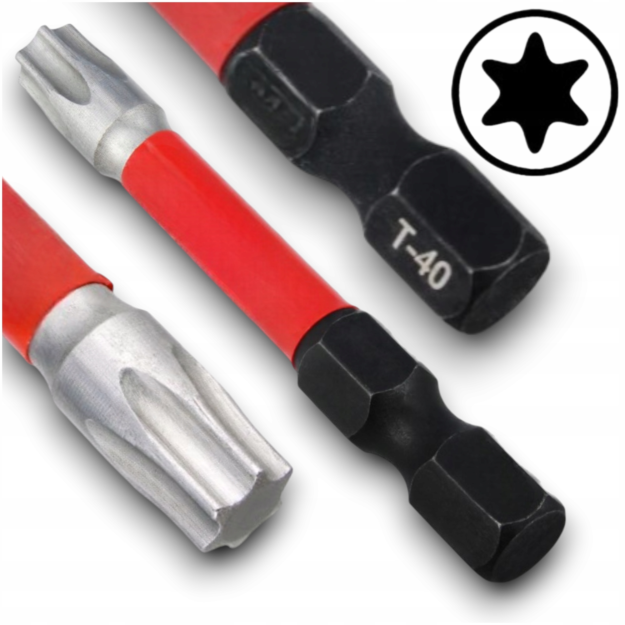 BIT MAGNETYCZNY TORX GROT 50 MM DŁUGI TX 40 UDAROWA KOŃCÓWKA DO WKRĘTARKI