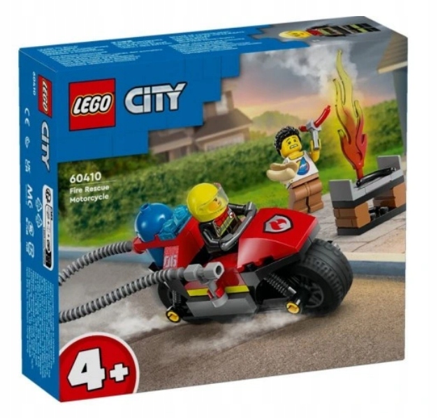 Lego 60410 City Hasičský Záchranný Motocykl