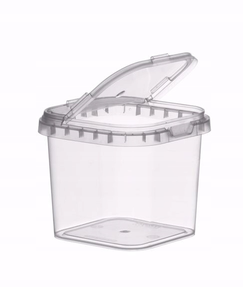 

10x Pojemnik 280ml 8x8x7cm Wieczko #SpidersFactory