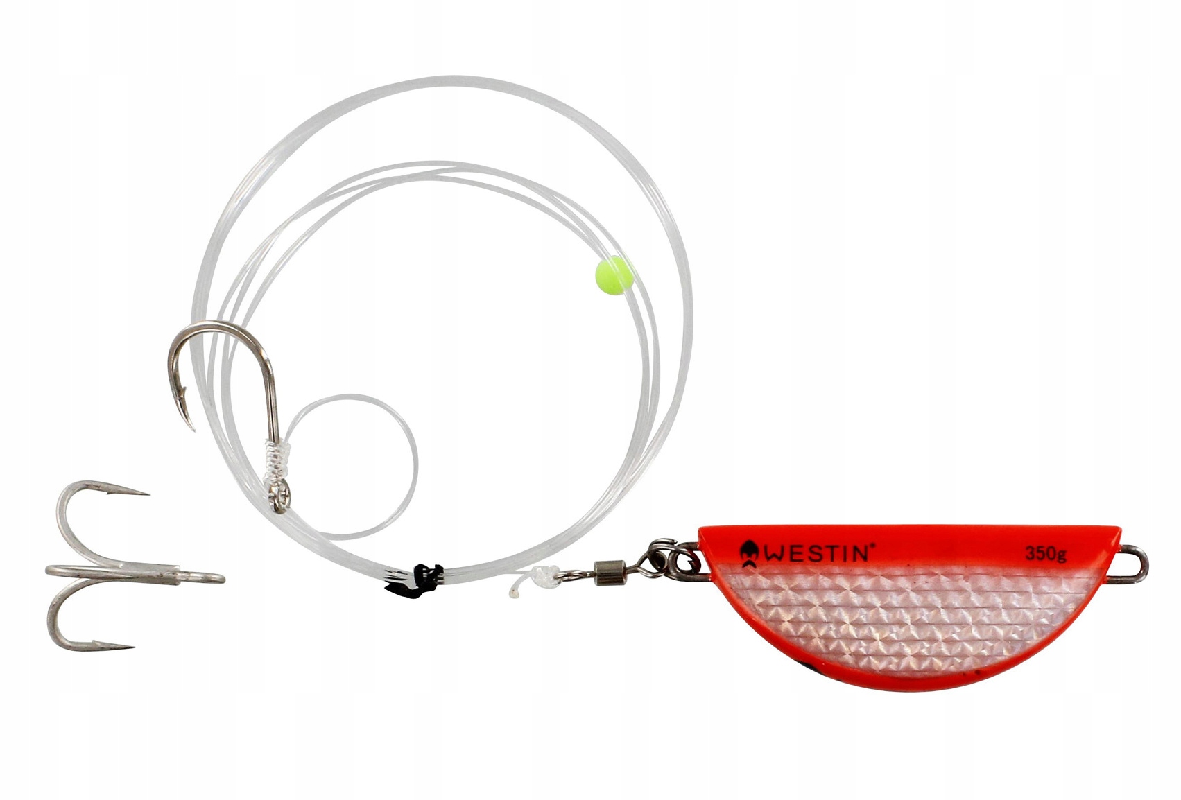 Zestaw Na Halibuta Westin Halibut Anti Twist Oragne Flash 550g