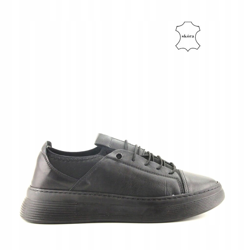 iBUTY Tenisky Ze Sokolské Kůže 7777 Černé 36