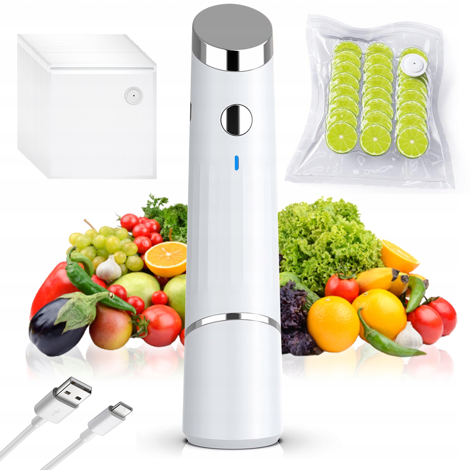 Vakuová Svářečka 20 Sáčků: Jednotlačítková, Přenosná A Kompaktní