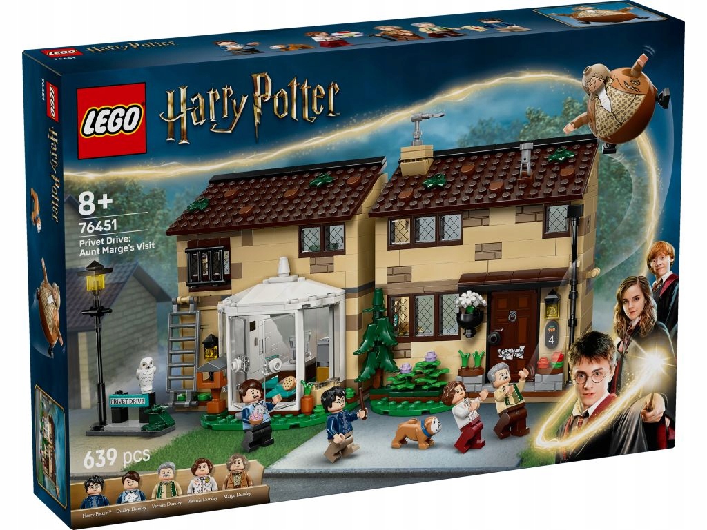 Lego 76451 Harry Potter Zobí ulice Návštěva tety Marge