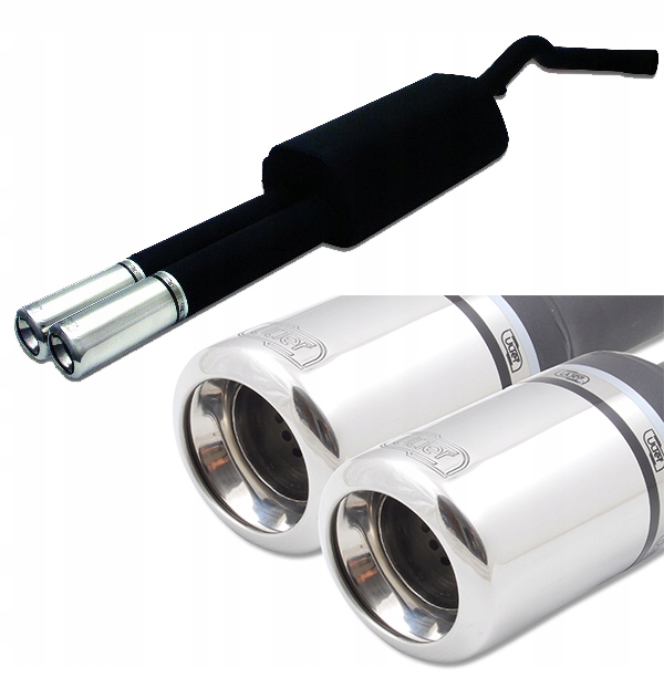 101-202/07-2 (4) - Спортивний глушник AUDI A4 B5 1.6 74кВт седан