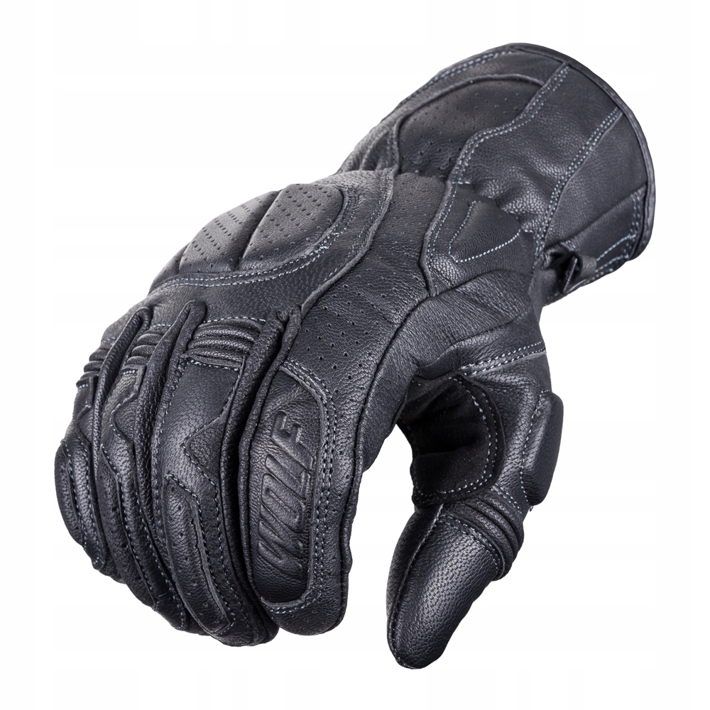 WOLF DŁUGIE RĘKAWICE MOTOCYKLOWE ZE SKÓRY NATURALNEJ FURIA BLACK M Producent Wolf