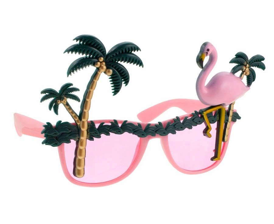 Okulary Palmy i Flaming Marka GoDan