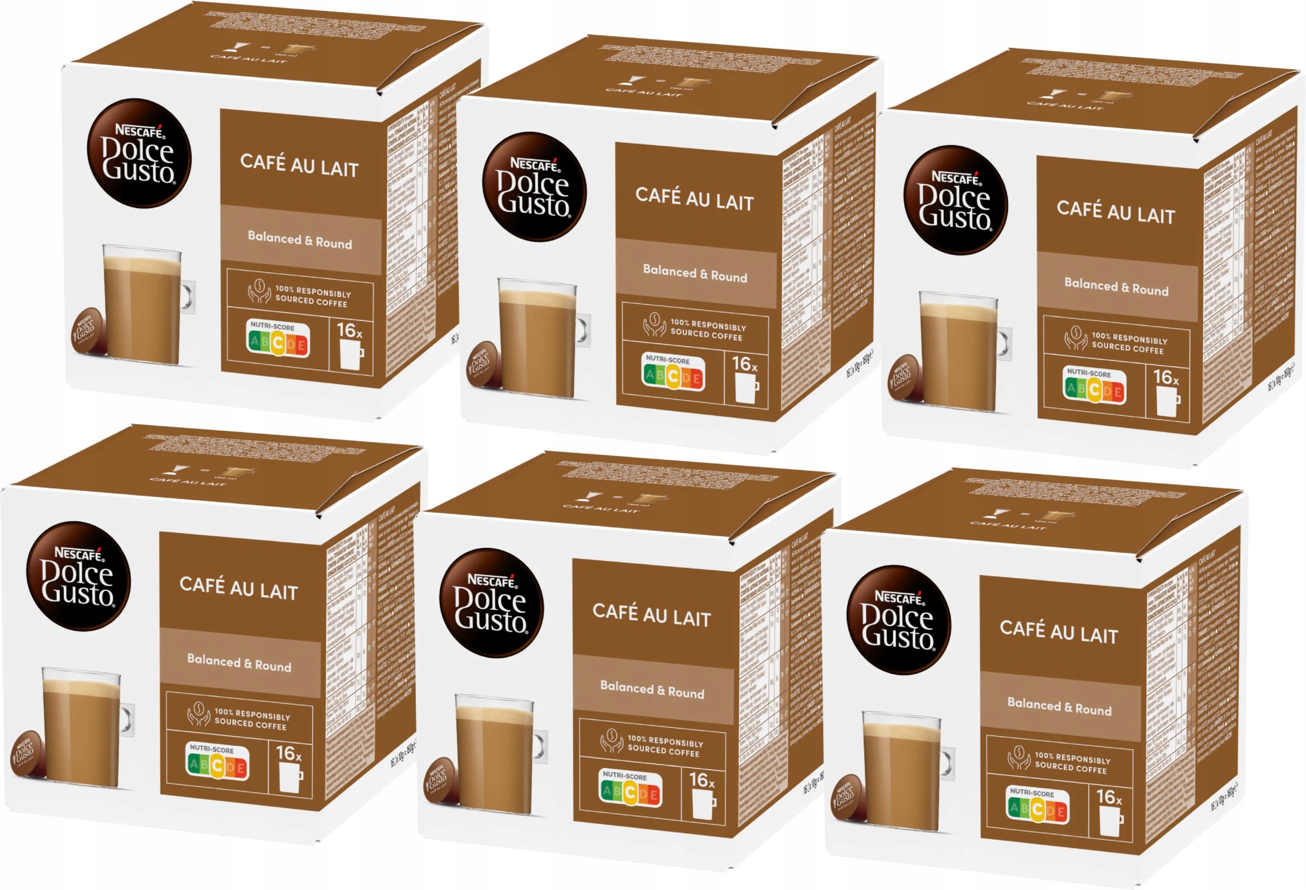 Kapsle Nescafe Dolce Gusto Cafe Au Lait 96 ks