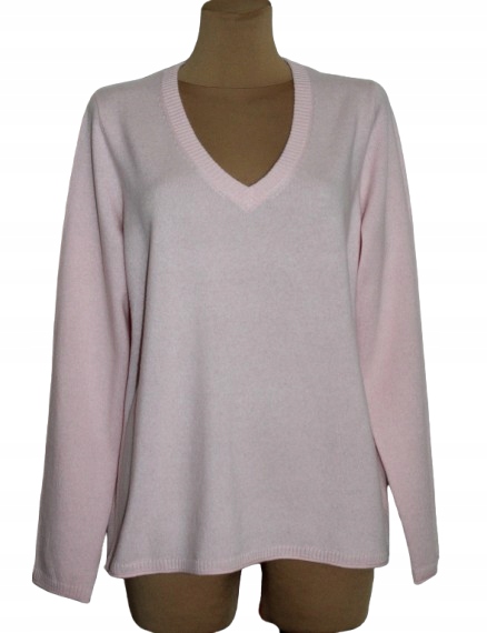 C&a Pure Cashmere 100% kašmírový nadýchaný pastelový svetr Nový 44