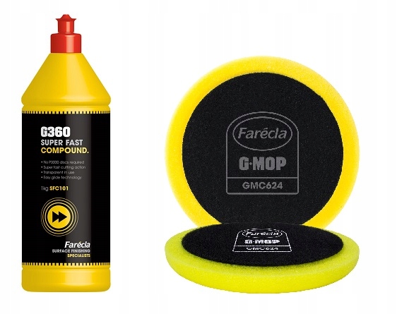 

Farecla G360 Pasta Polerska 0,5kg Gąbka GMC624