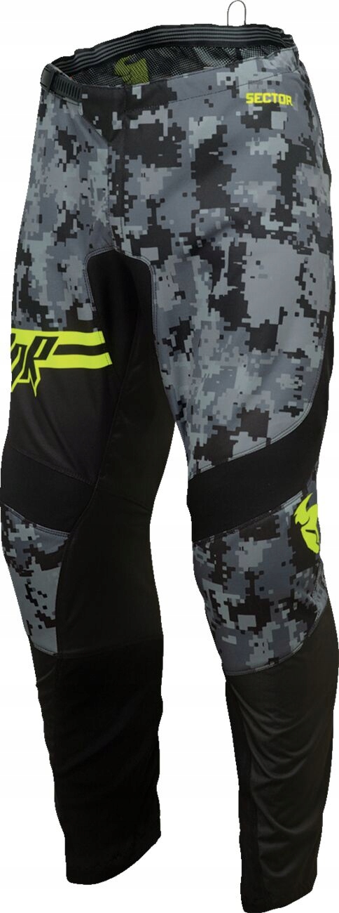 Detské Nohavice Na Cross Thor Sector Youth Digi Black/como 28