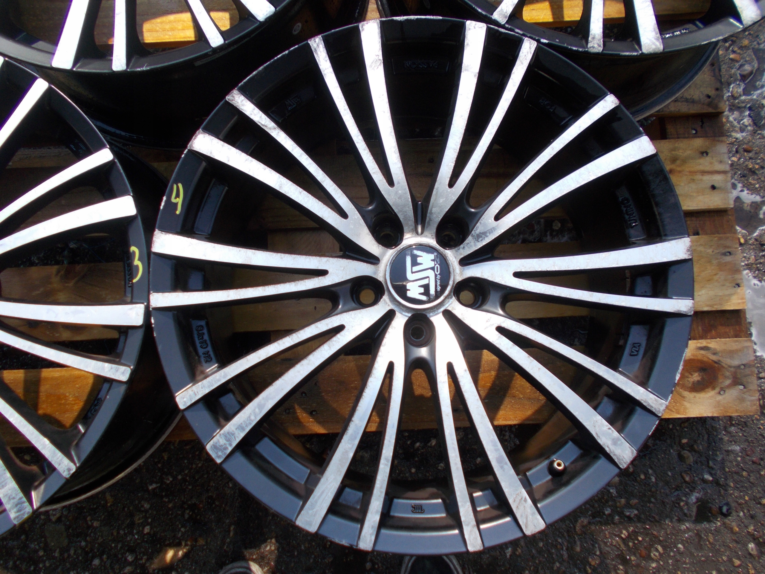 MSW discs aluminium 8Jx19 5X112 ET35 KOMPLET