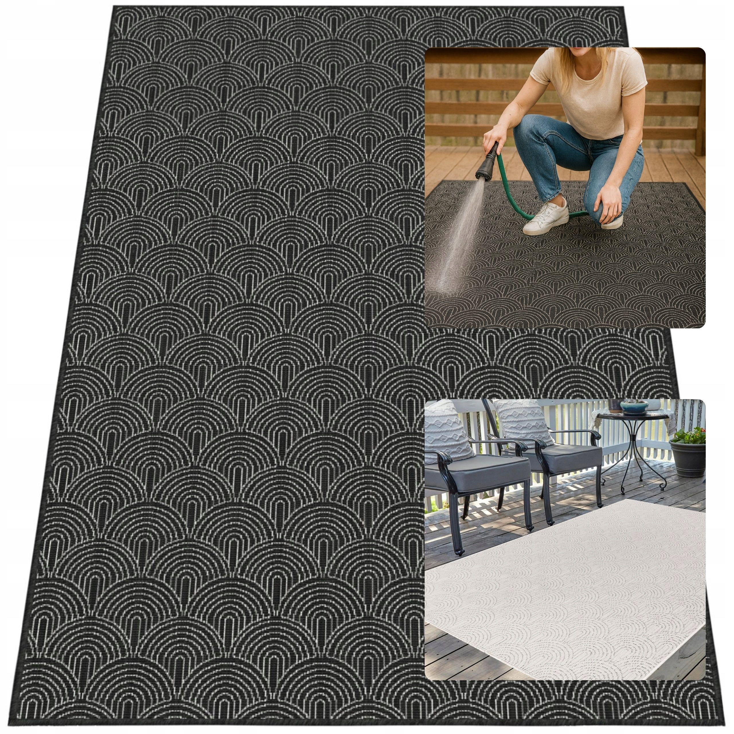 Koberec Venkovní Koberec Na Terasu Terasu Boho String 140x200