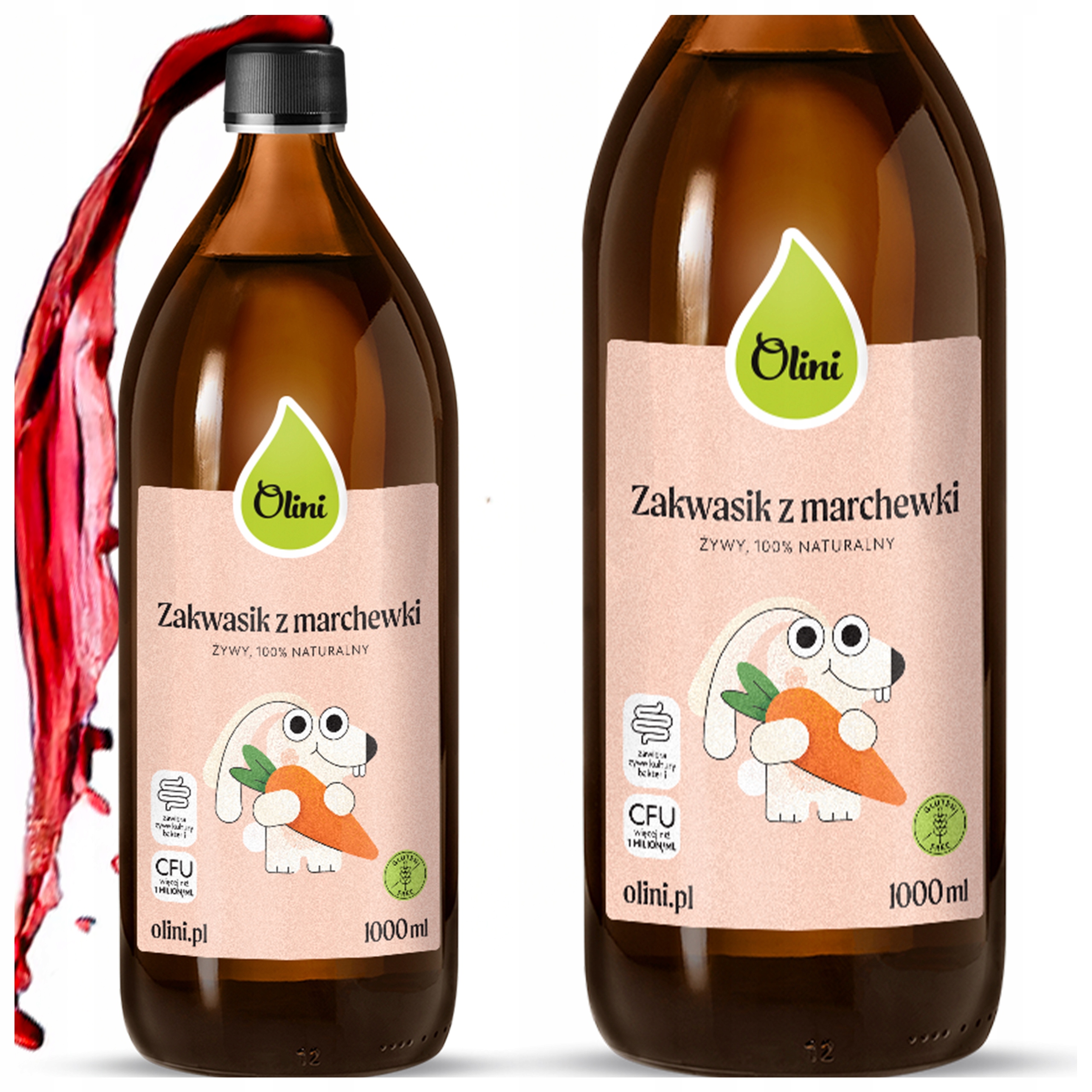 Levně Kvásek z mrkve Olini Kvásek 1 l pro děti Olini 1000 ml