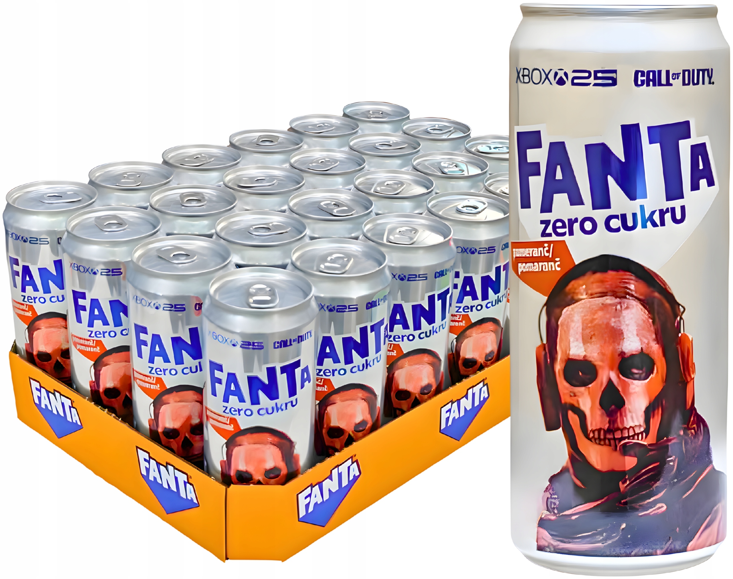 Fanta Zero cukru pomeranč 24×330ml