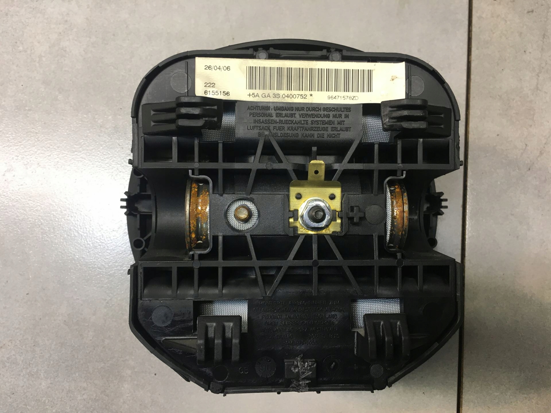 airbag airbag autisti CITROEN C4 e 96471578ZD