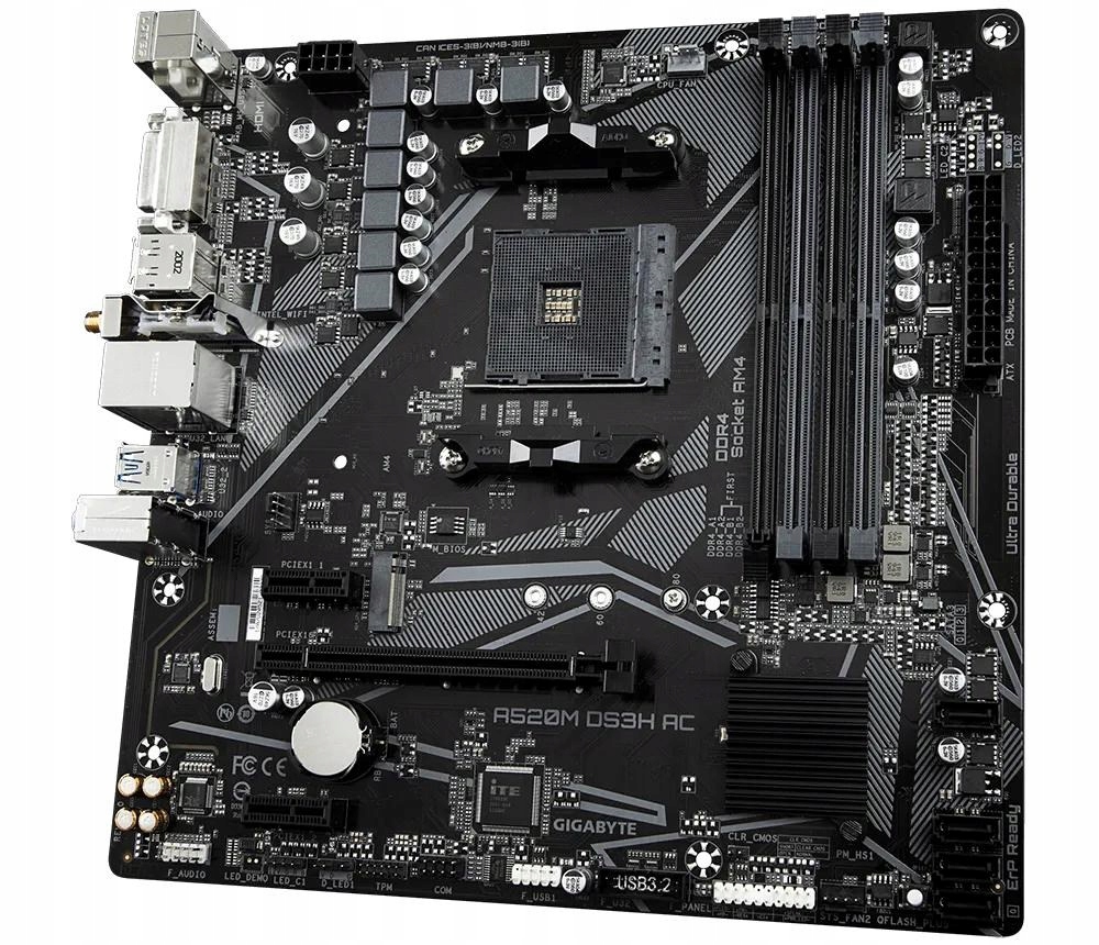 Gigabyte A520M DS3H Ac/ AM4/ mATX A520M DS3H Ac