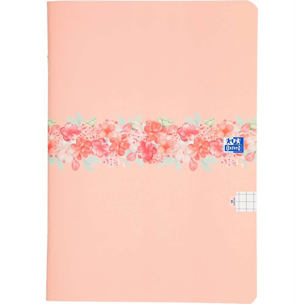 Zeszyt w kratkę A4 Oxford FLOWERS 60 kartek 1 szt Marka Oxford
