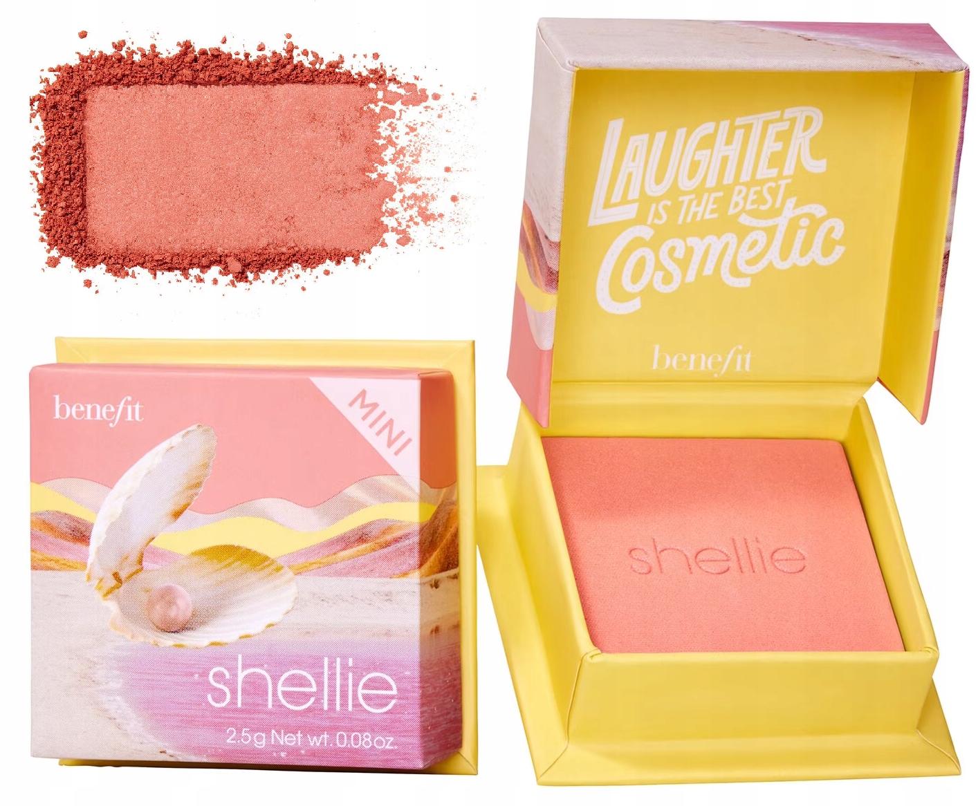 Benefit Shellie róż do policzków prasowany ciepły róż 2,5 g