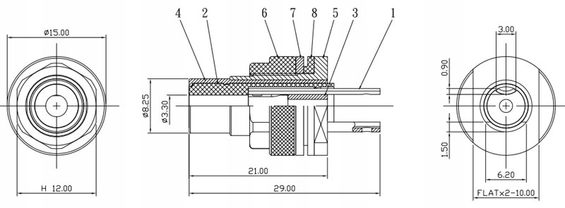 GNIAZDO RCA Z MIEDZI AUDEN A5 ZŁOCENIE BEZ NIKLU Marka AUDEN