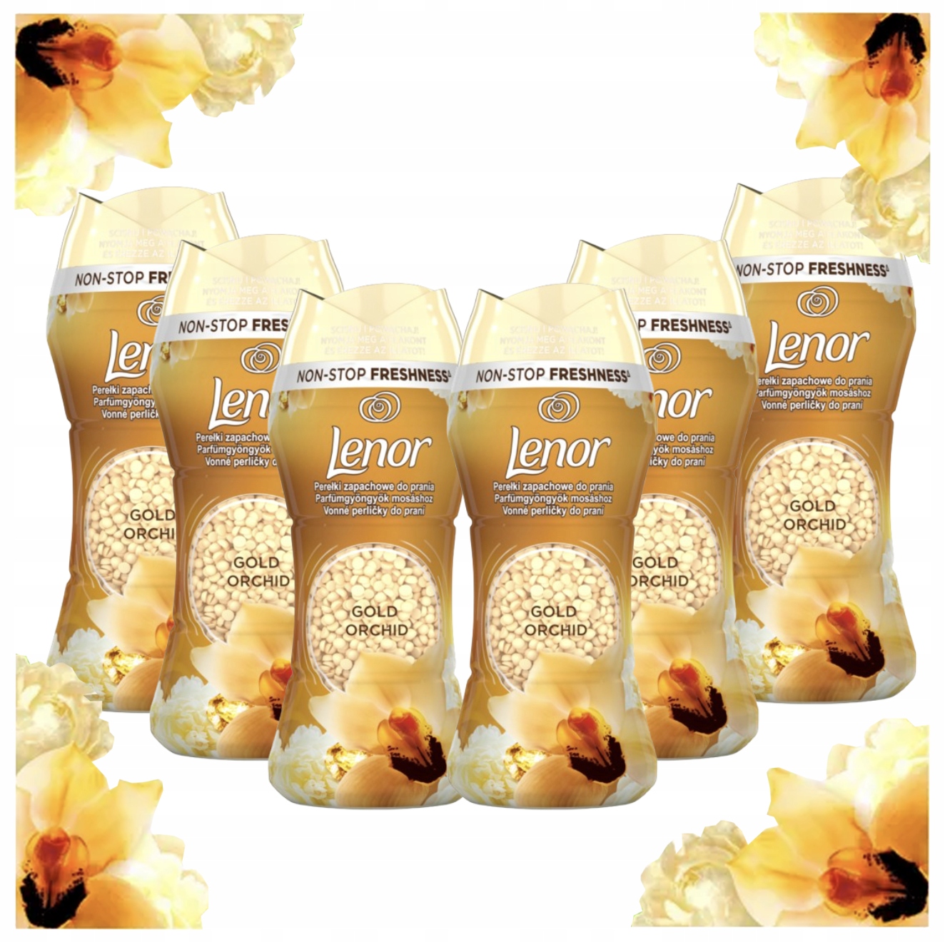 Lenor Vonné perličky Gold Orchid 6x210g Originální