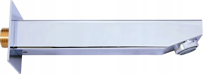 Rav Štvorcová nástenná zásuvka, Farba: Chrómová, Rozmer: 172 mm (TLR001) /sm