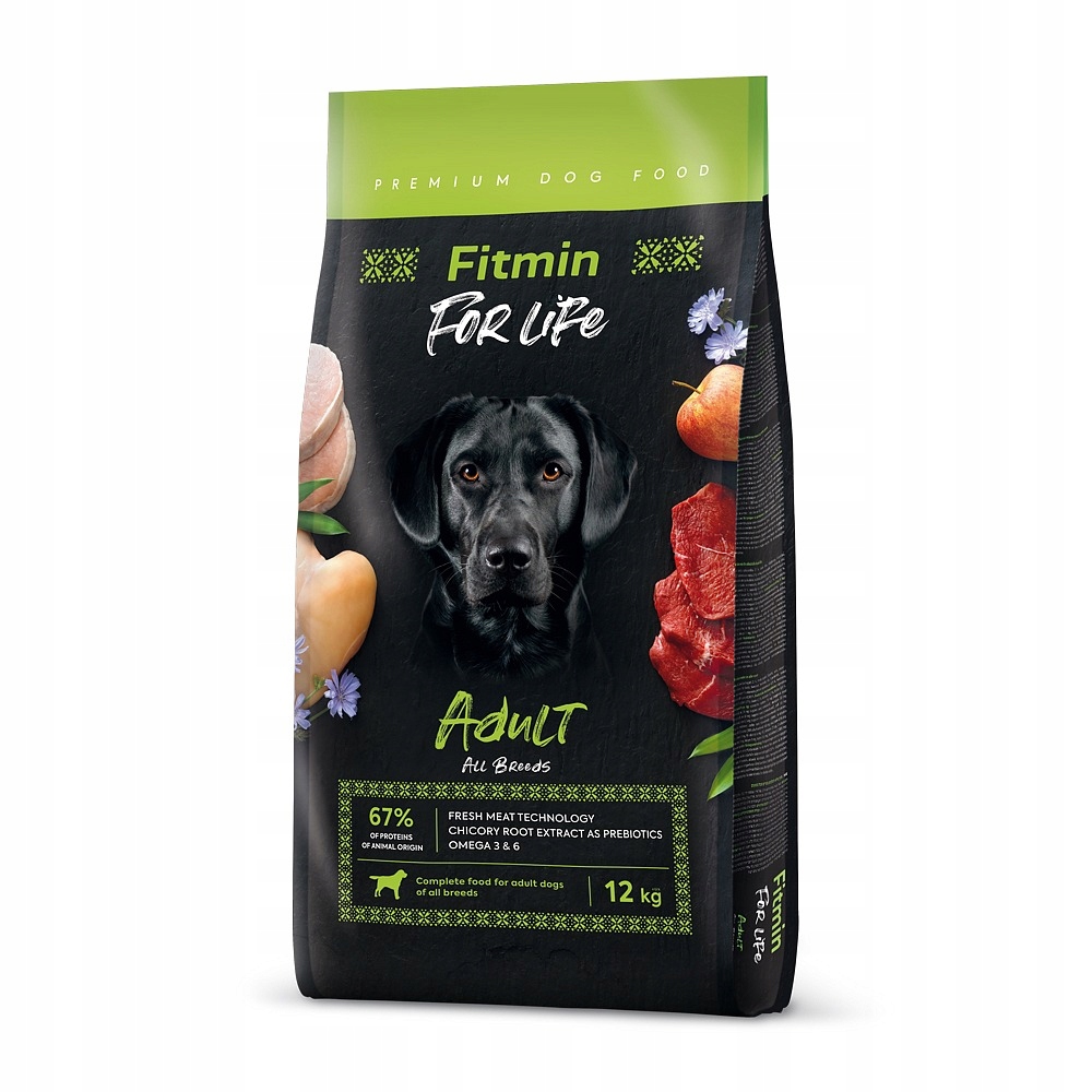 Levně Fitmin For Life Adult All Breeds 12kg Krmivo pro dospělé psy